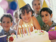 Picture of girl with birthday cake